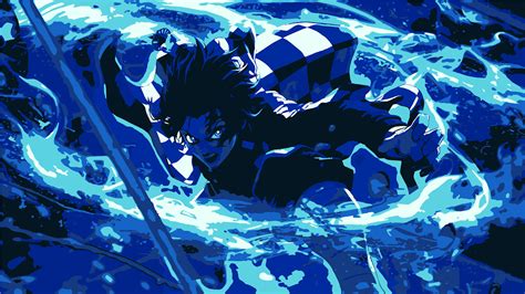 blue demon wallpaper|blue demon slayer wallpaper.